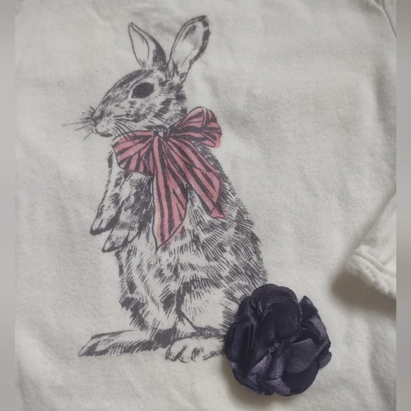 Baby Gap Girls Easter Bunny Romper sz 3-6 Months - Picture 2 of 3